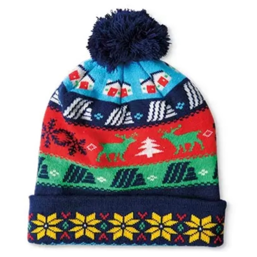 NEW ALDI Gear Winter Pom Beanie - NWT - ALDIs Christmas hat